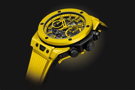 Hublot unico yellow magic strap